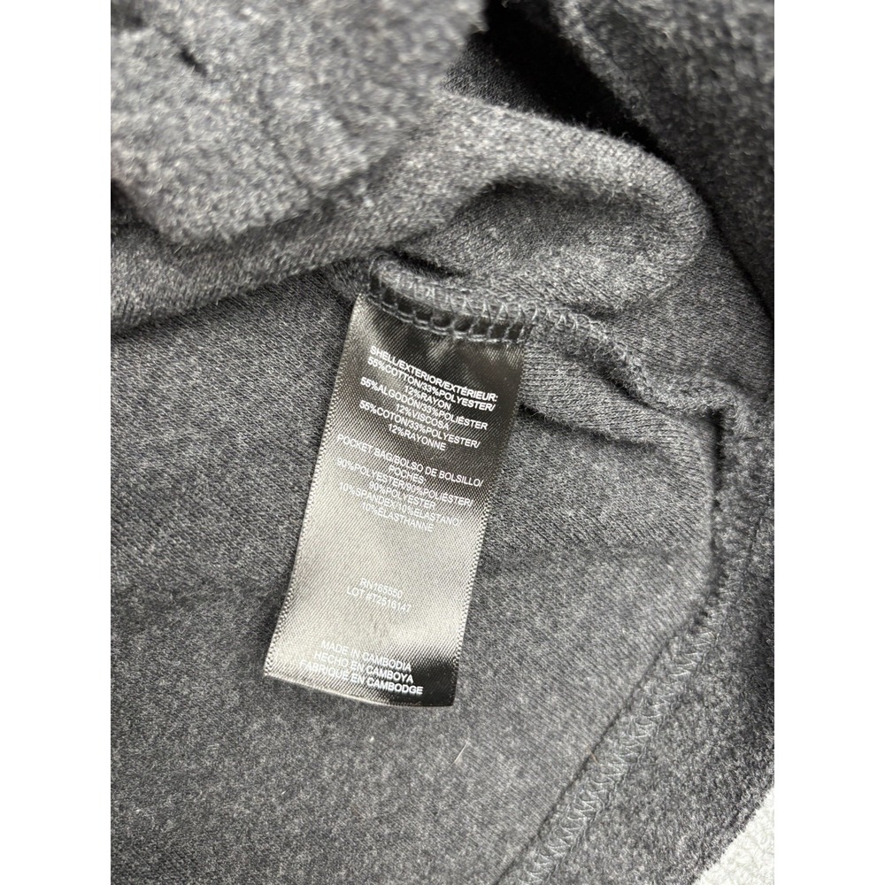 32 Degrees Heat Womens Medium Gray Fleece Shacket Button Front Shirt Jacket - Picture 6 of 7